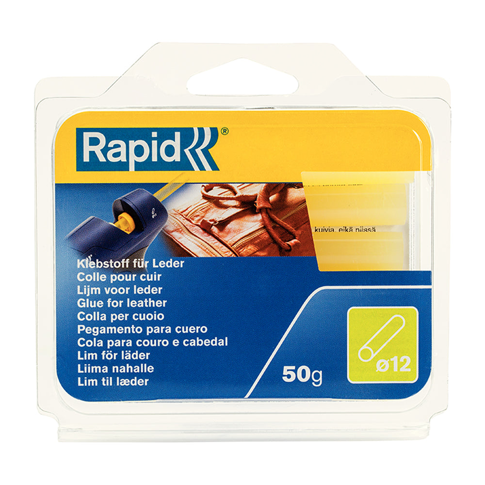 Rapid Glue Sticks Leather 12Mm 50G 6/Pkt 40107354