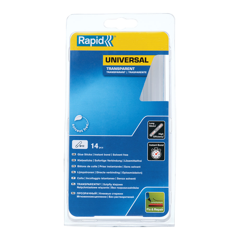 Rapid Glue Sticks MP Clear 12mm 250g
