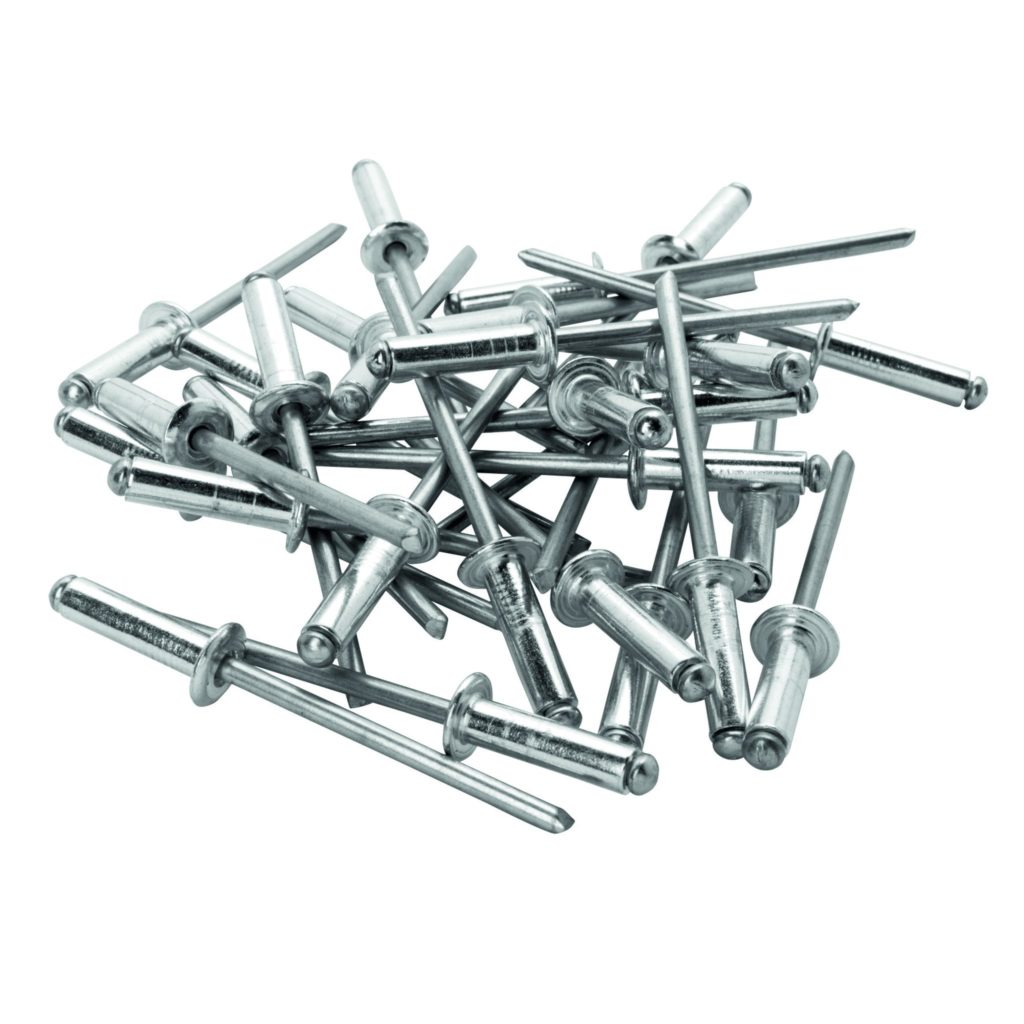 Rapid Rivets 4X12Mm Standard Aluminium 100Pc