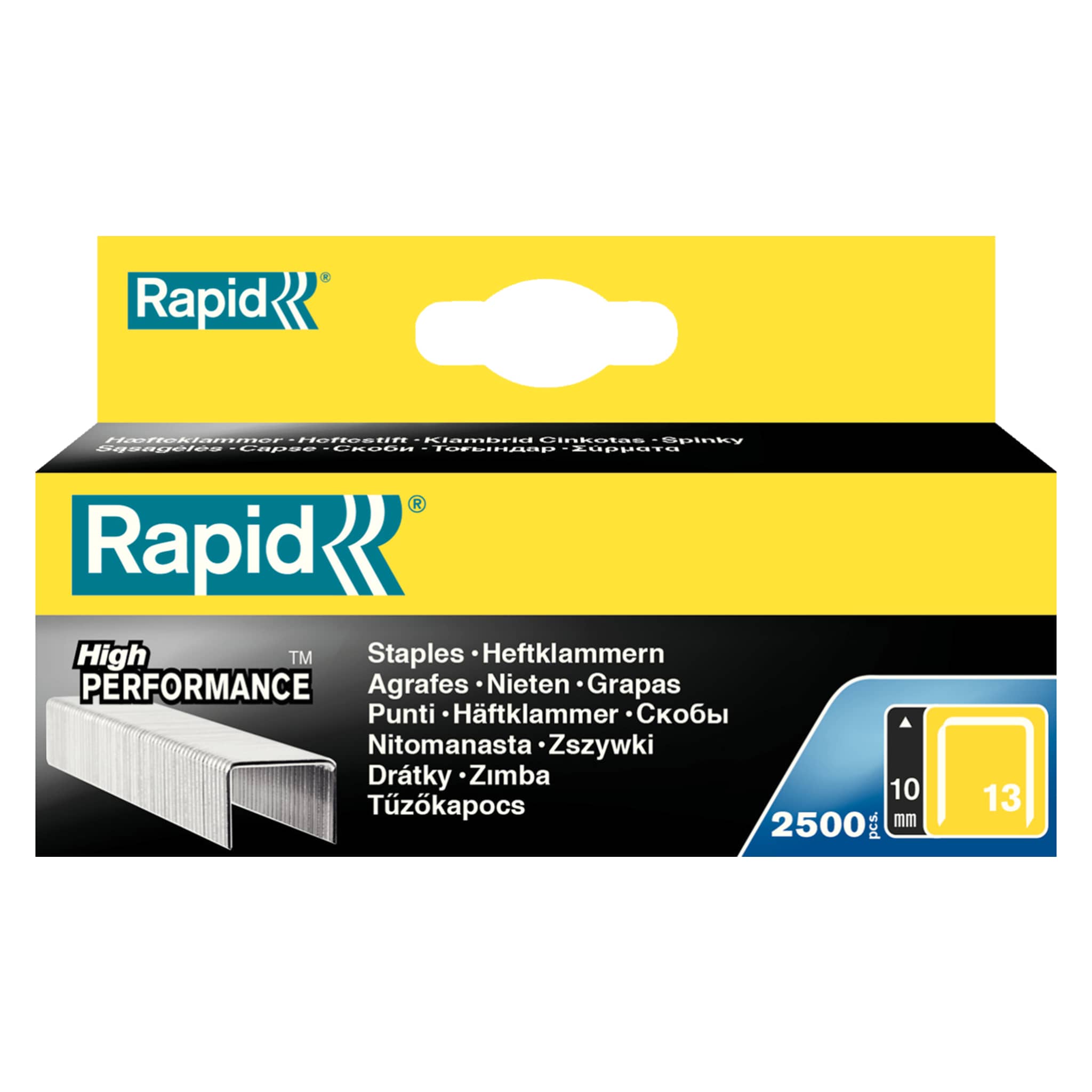 Rapid Staples 13/10 Pkt Galv 2.5K