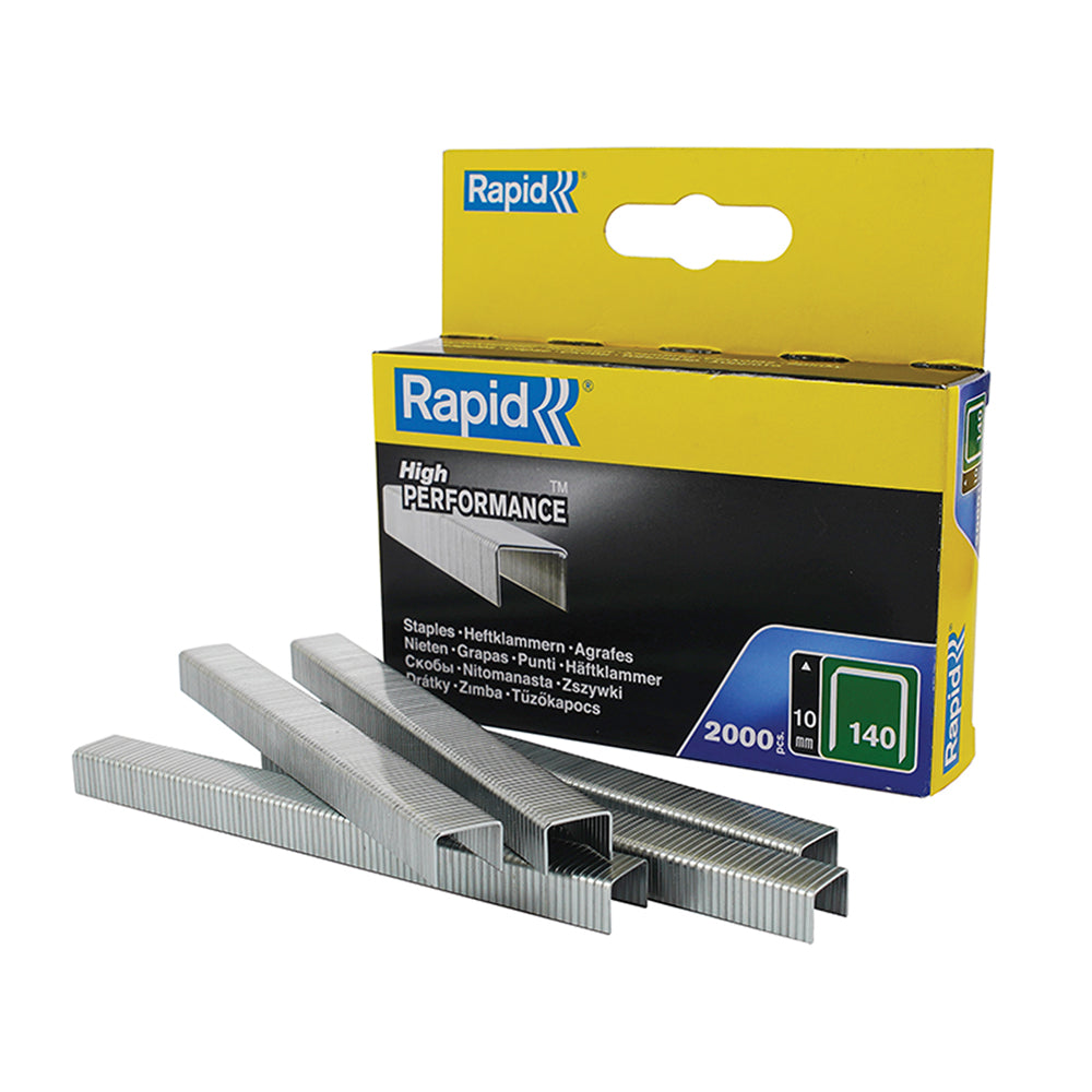 Rapid Staples 140/10 Galv 2K Cardboard Pkt