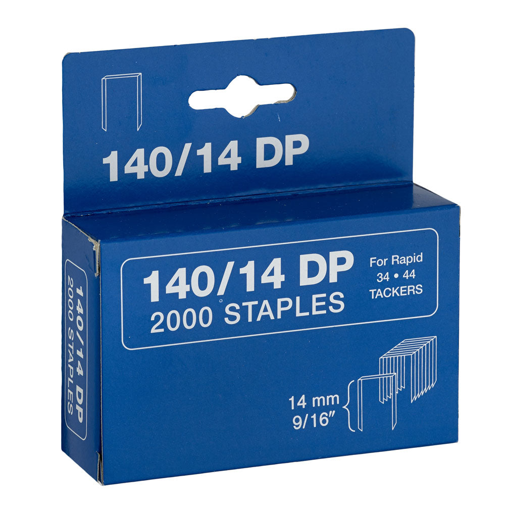 Rapid Staples 140/14 Div Point Galv 2K