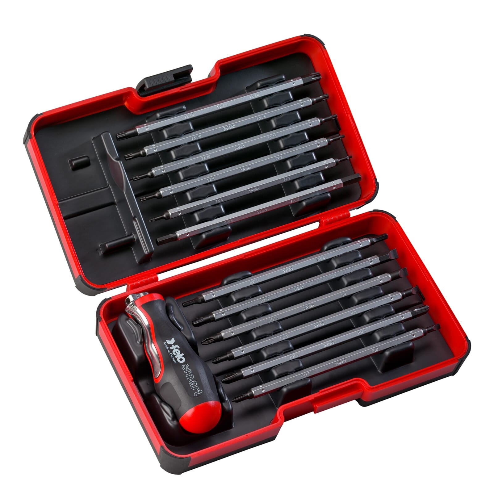 Felo 060 Smart Screwdriver Set 13pc in ABS Smart Box