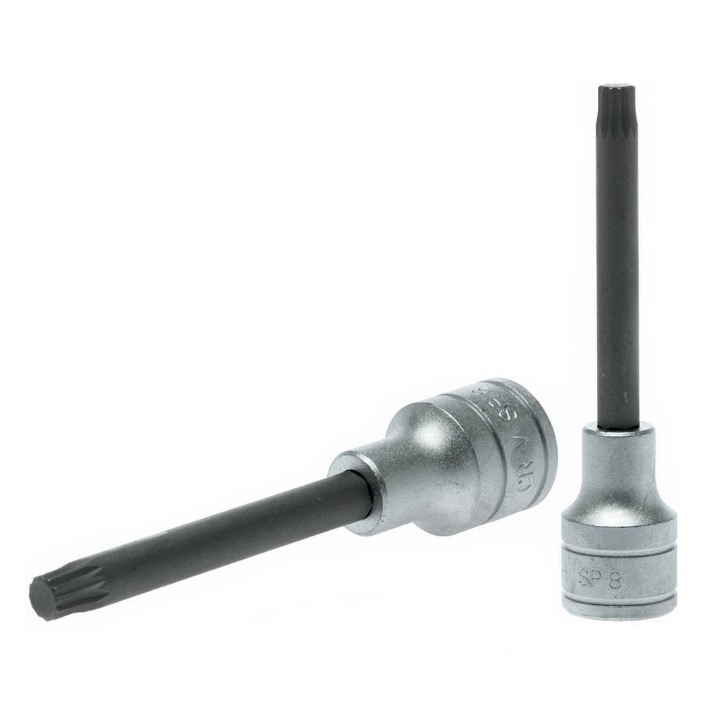 Teng 1/2In Dr. Spl Bit Socket 100Mm (L) - #08