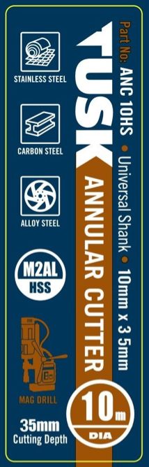 Tusk Annular Cutter 10Mm X 35Mm Hss