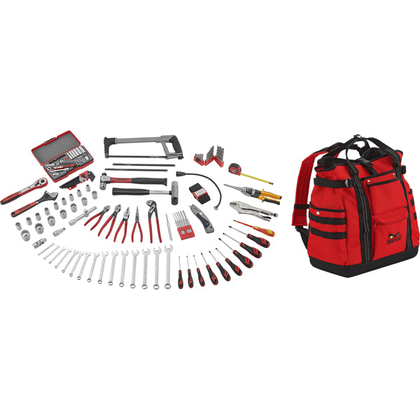 Teng 144Pc Tool Kit W/ Tcsb Backpack Toolbag