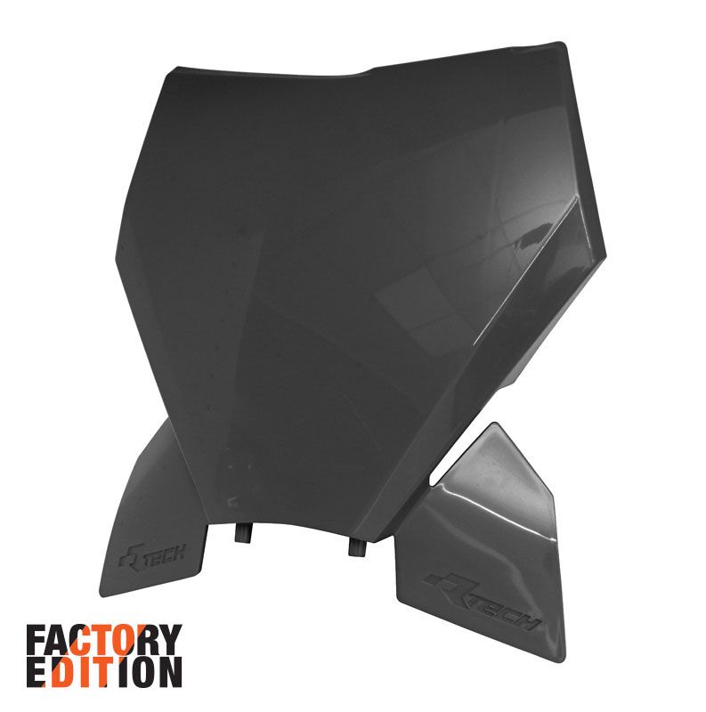 Front Numberplate Rtech Factory Ktm 125Sx 250Sx 250Sx-F 350Sx-F 450Sx-F 23-24 Black
