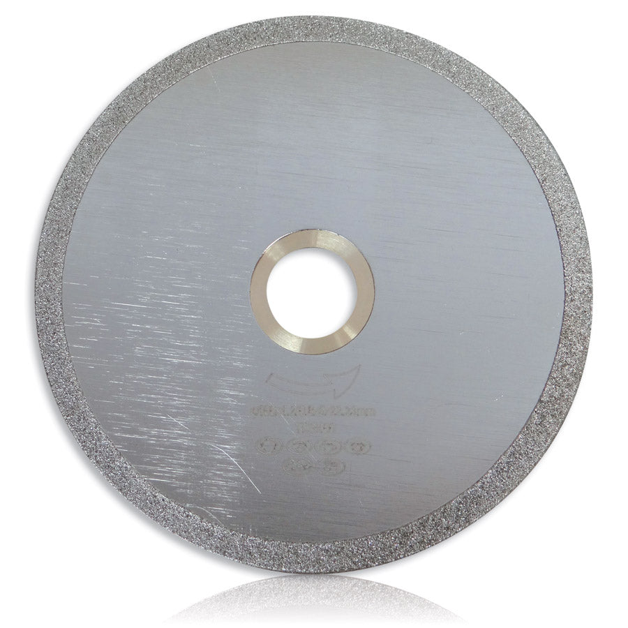 Tusk Electroplate Glass Blades - 100 X 1.2/0.8 X 5 X 22.23 (22.23/20,22.23/16), 70/80