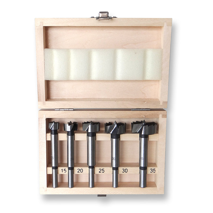Tusk 5Pcs Forstner Drill Bit Sets Include 15/20/25/30/35