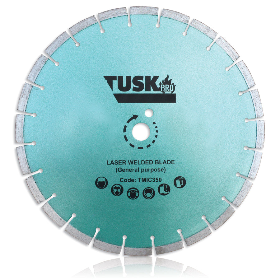 Tusk General Purpose Blades - 350 X 3.2/2.2 X 12 X 25.4Ph