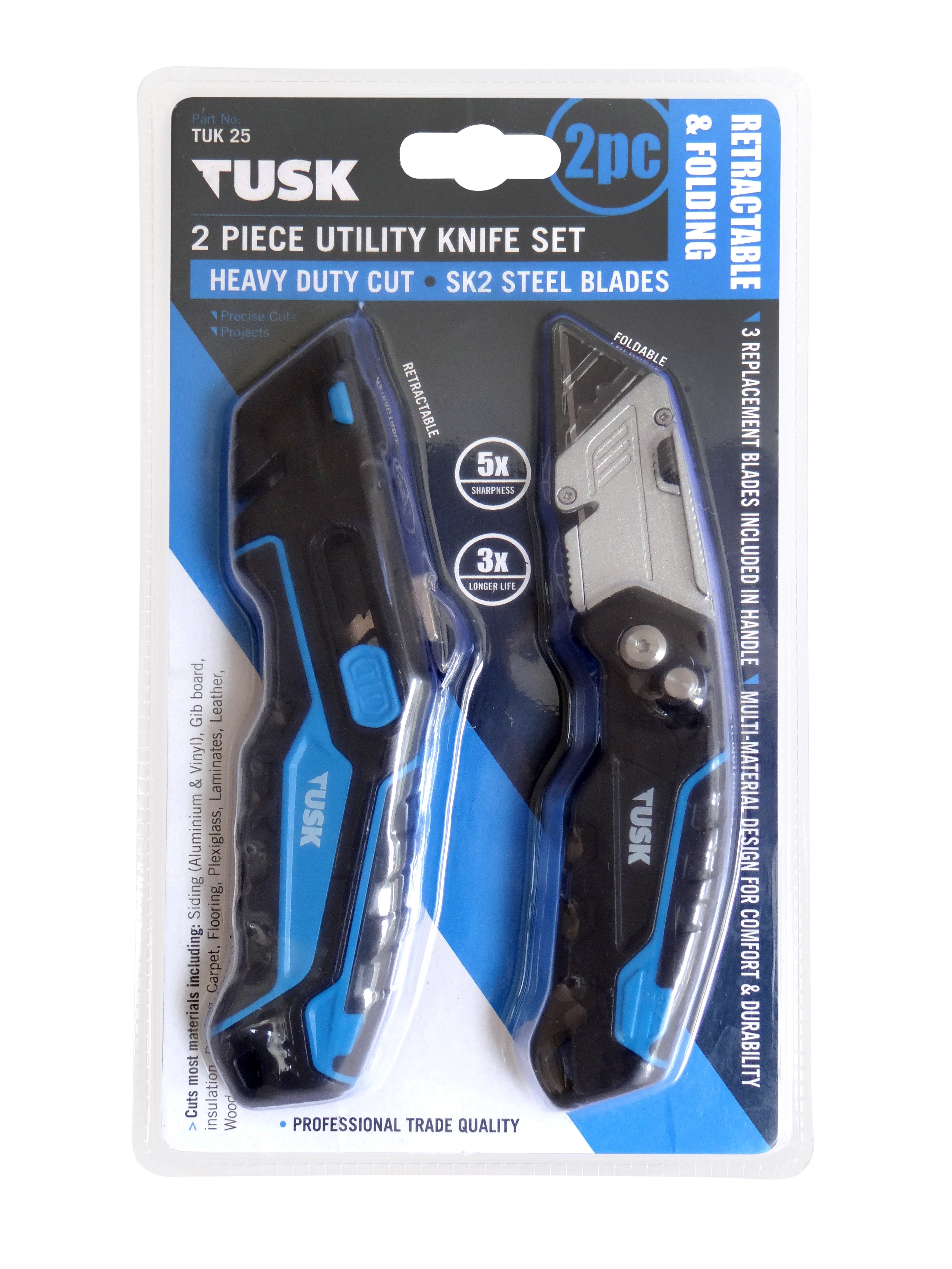 Tusk Utility Knife 2Pc Set