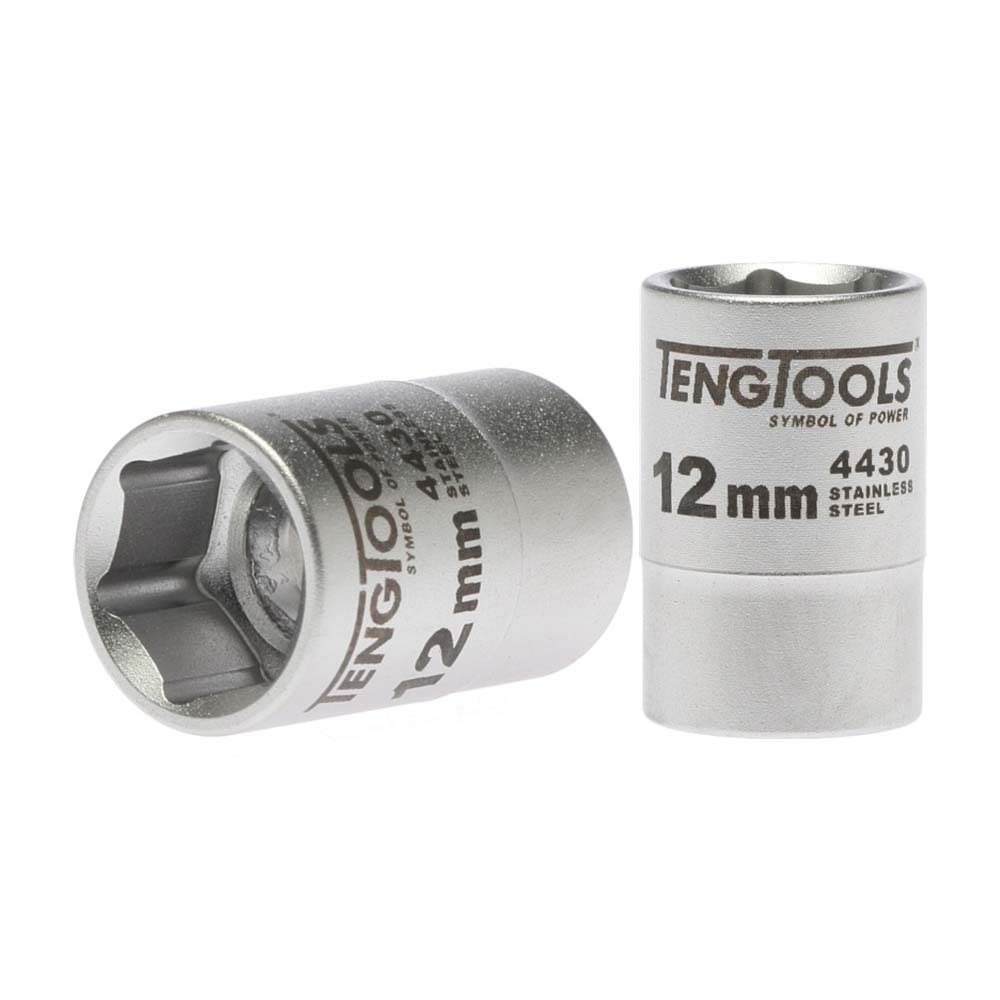 3/8In Dr. 4430(Ss) 12Mm Socket