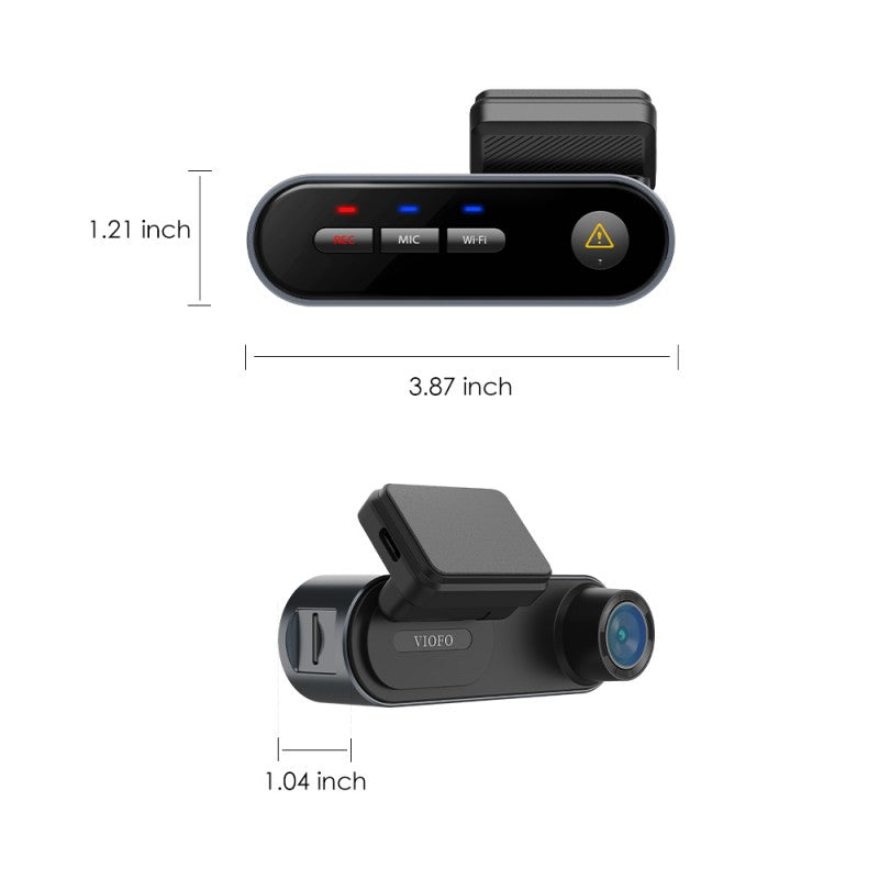 Viofo Dashcam 2K Wm1  With Sony Starvis Imx335 Sensor
