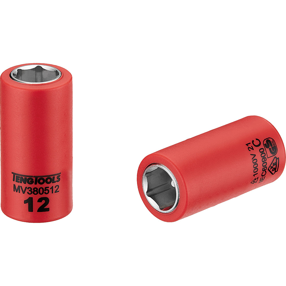 Teng 1000V Vde 3/8In Dr. Insulated Socket 12Mm