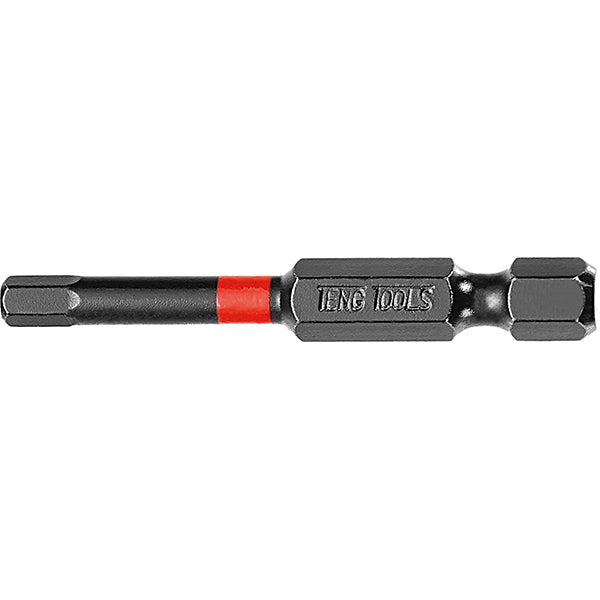 Teng 1Pc 1/4In Hex 5Mm Impact Screwdriver Bit 50Mm