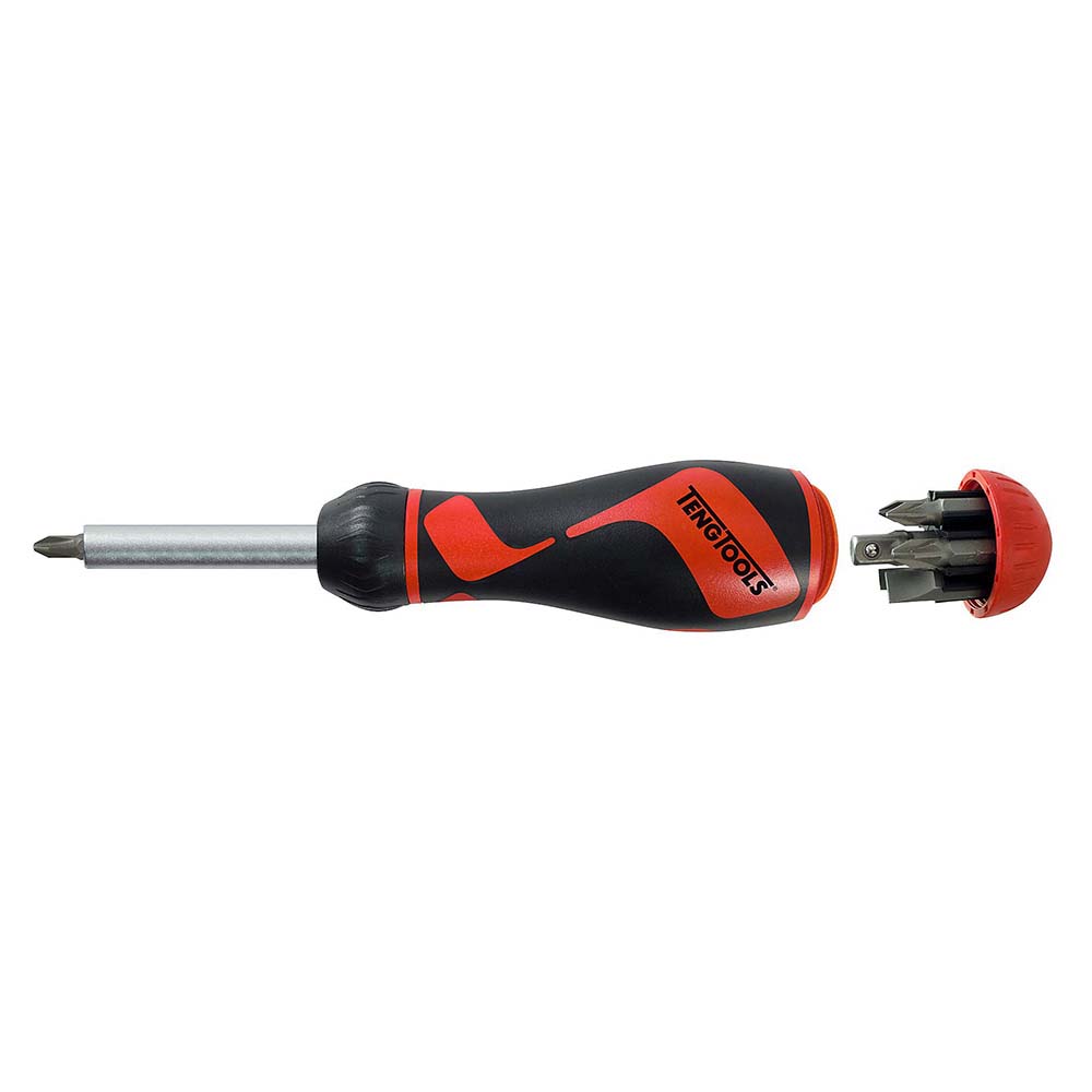 Teng 8Pc Megadrive Ratchet Bits Screwdriver