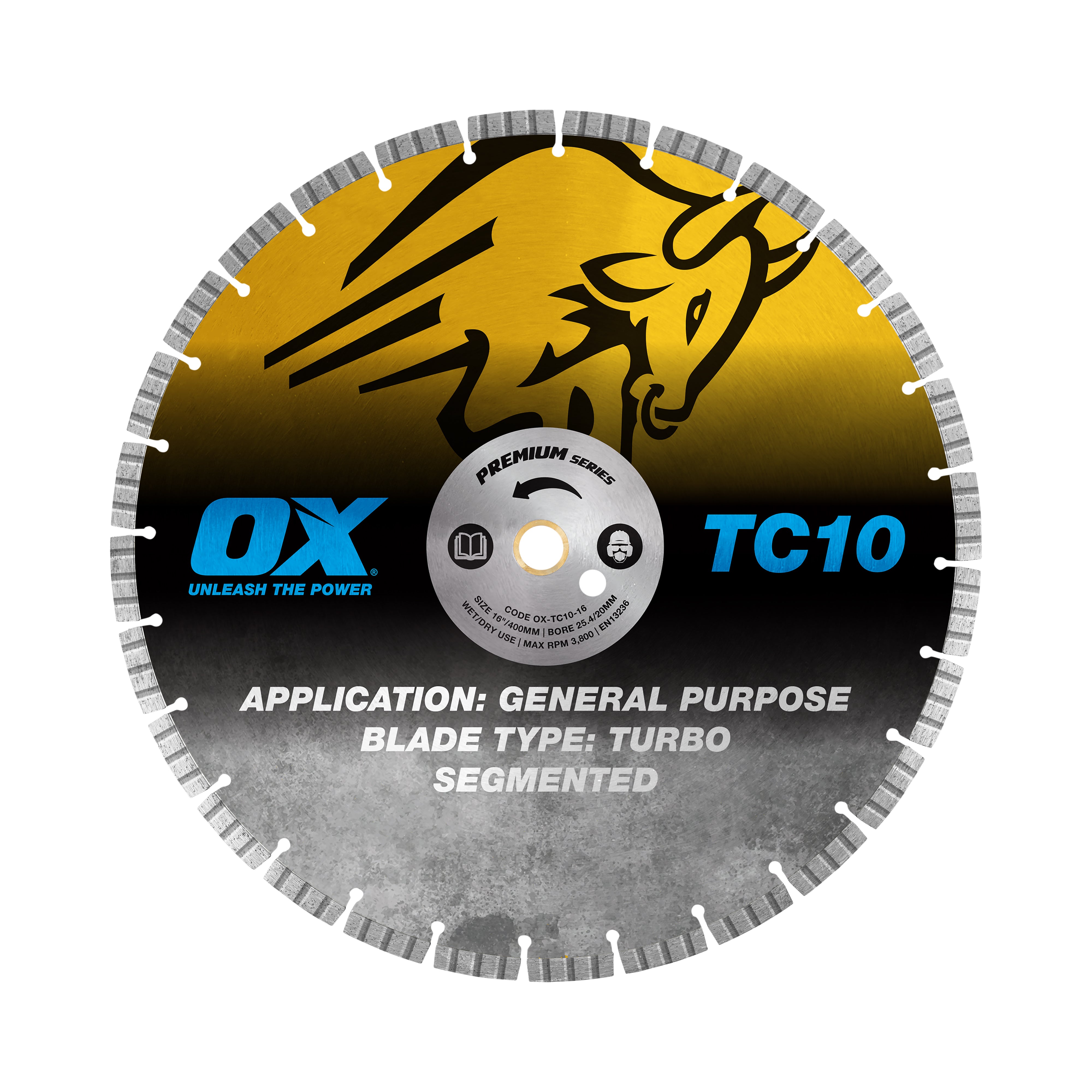 OX Trade 16" Diamond Blade - General Purpose / Concrete
