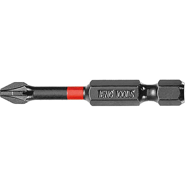 Teng 1Pc 1/4In Pz#1 Impact Screwdriver Bit 50Mm