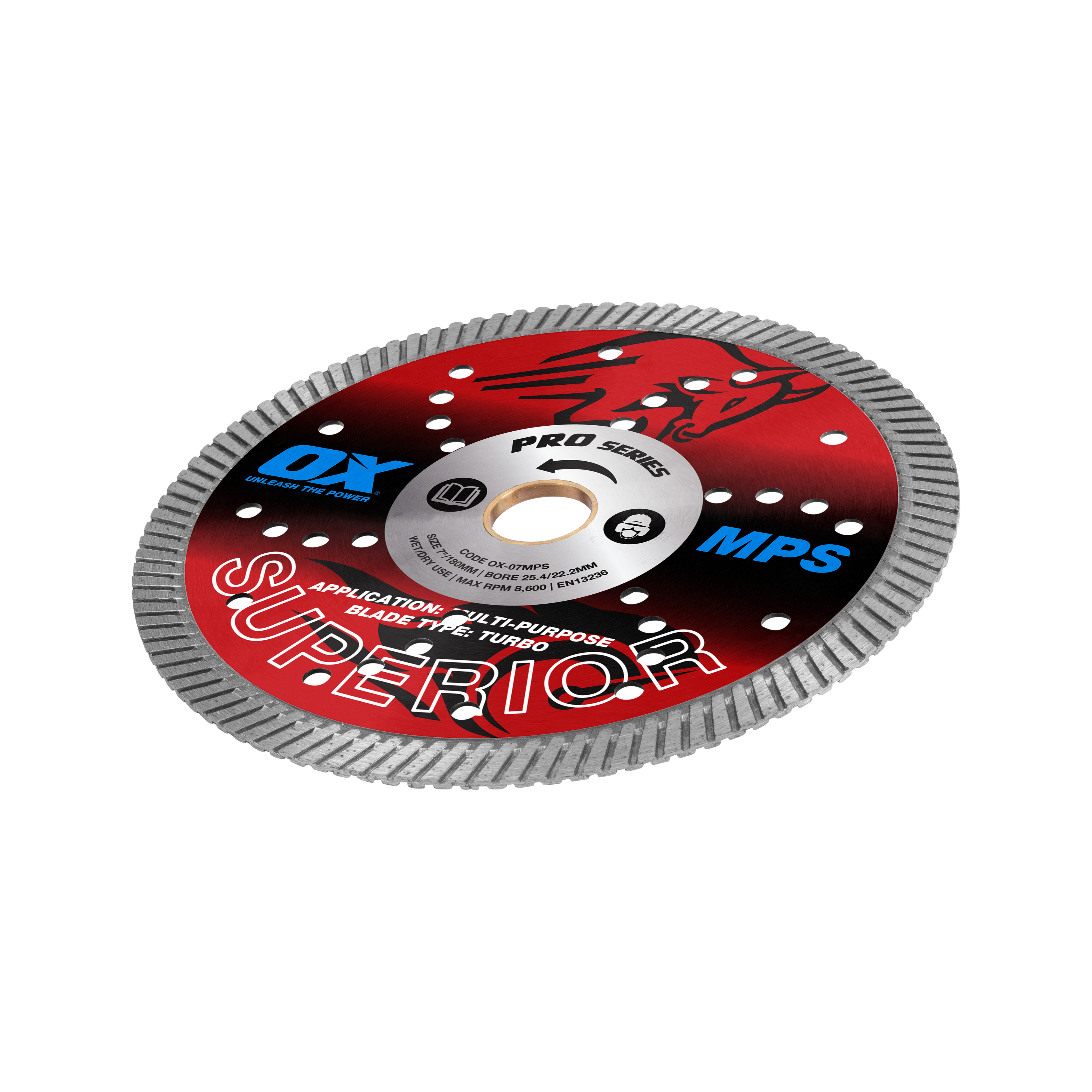 OX Pro MPS 7" Turbo Diamond Blade