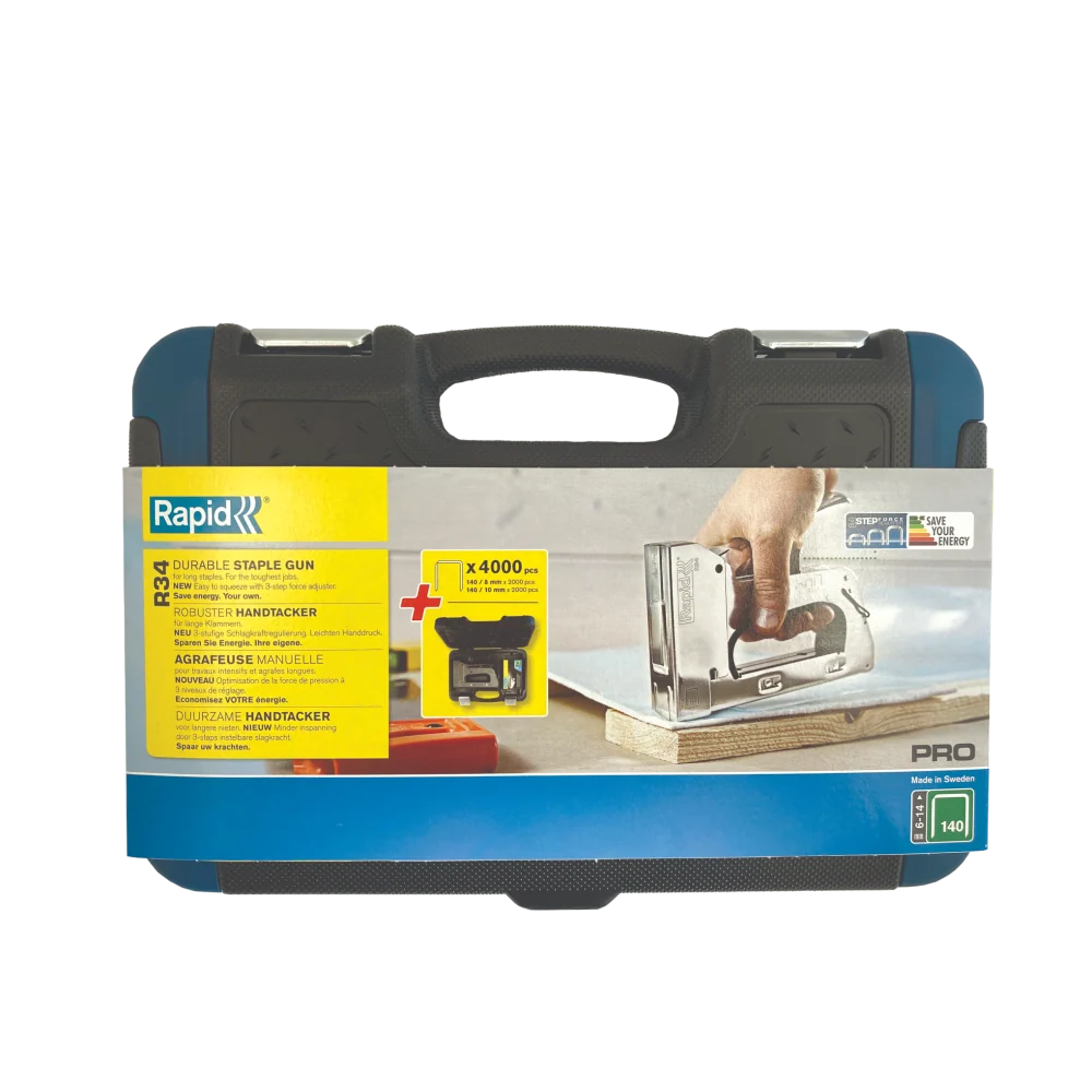Rapid Tacker 34 With Bonus Staples & Premium Case