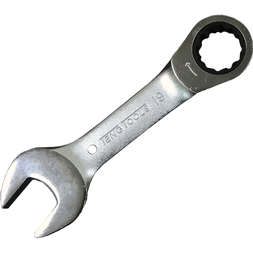 Teng Stubby Ratchet Combination Spanner 15Mm