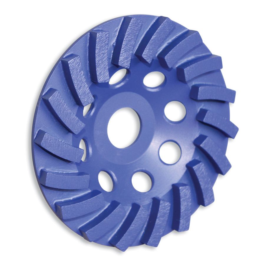 Tusk Segmented Turbo Cup Grinding Wheel - 180 X 8 X 18T X 22.23 Middle Bond 80/100