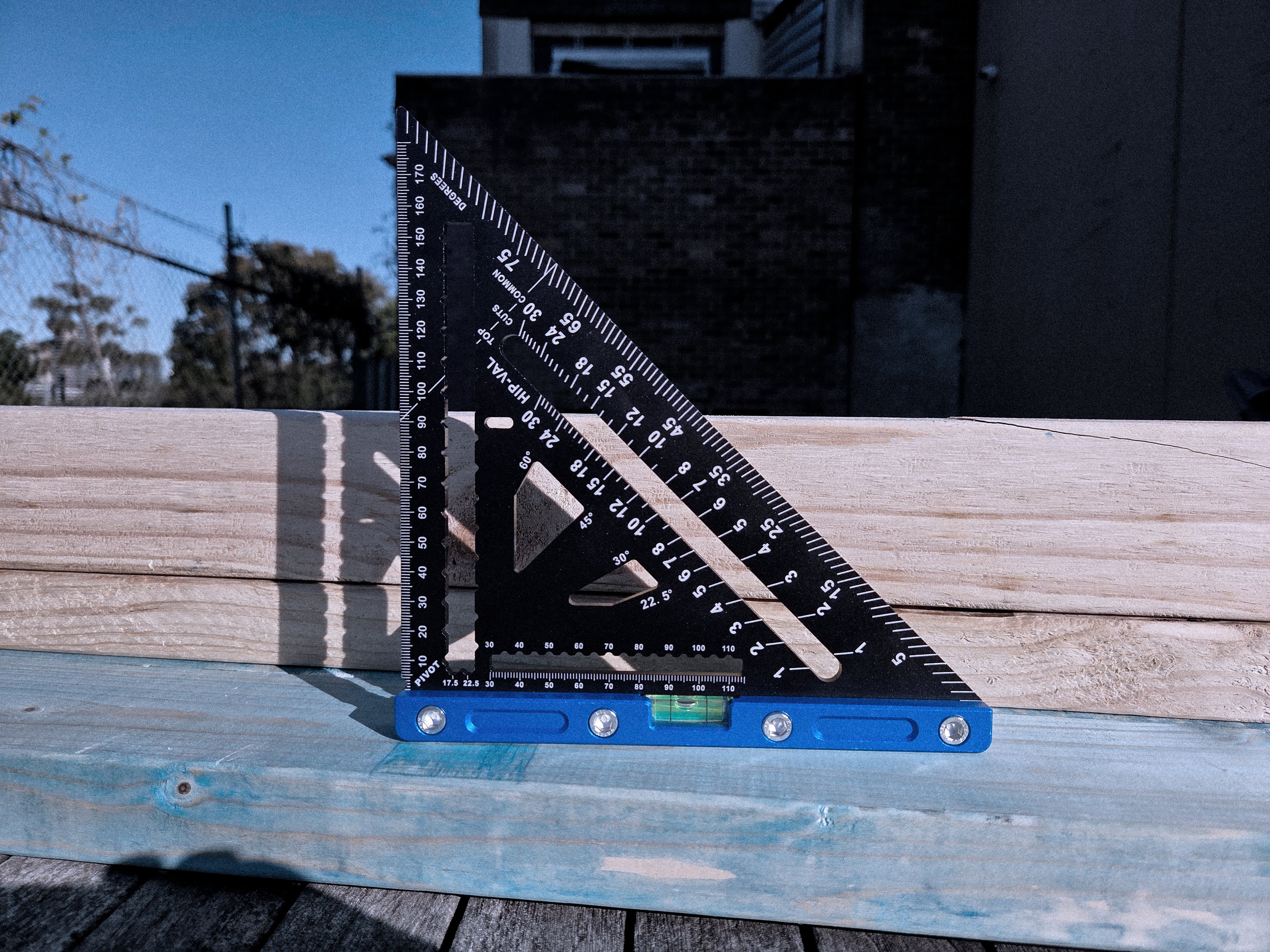 OX Pro Rafter Square w Vial - 180mm