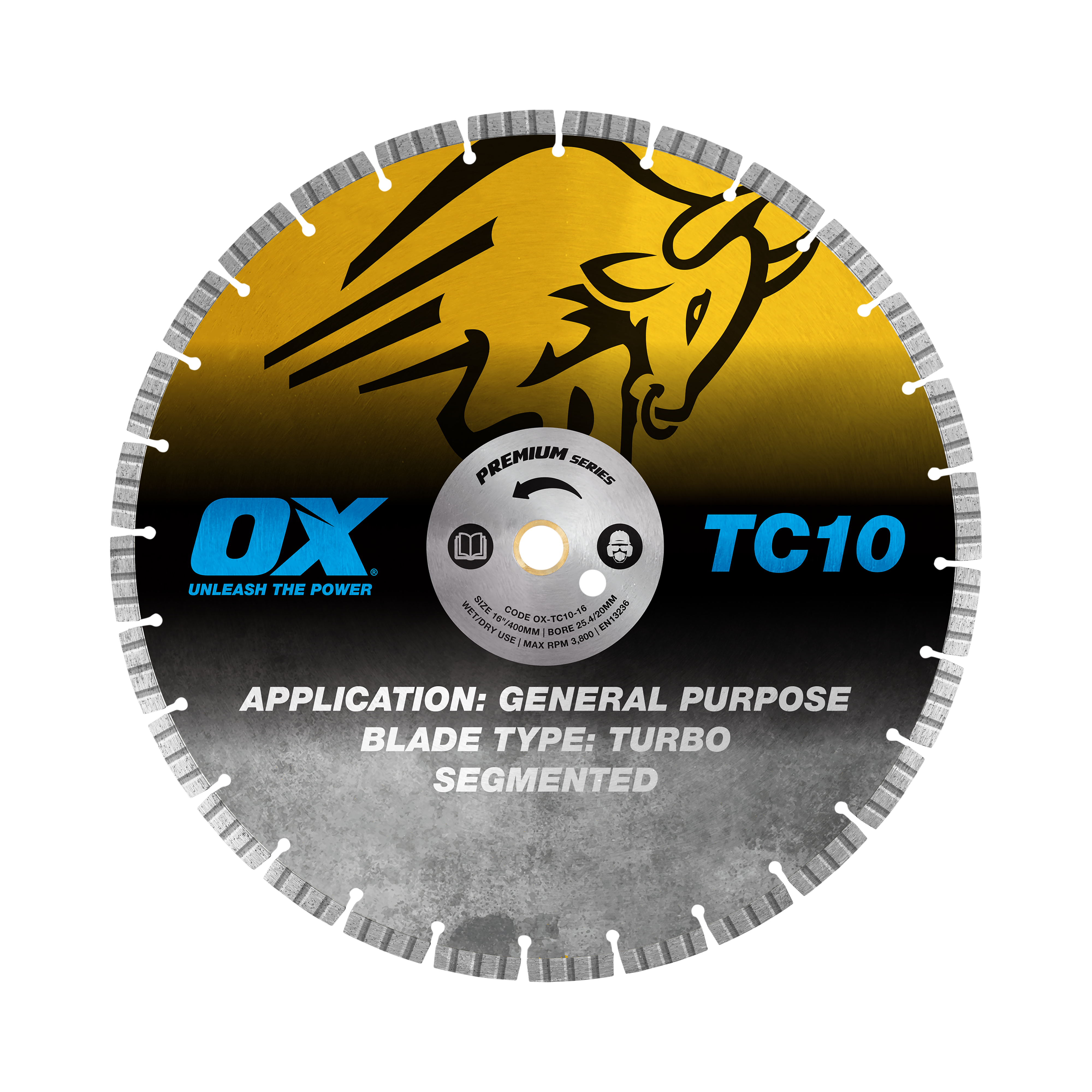 OX Trade 16" Diamond Blade - General Purpose / Concrete