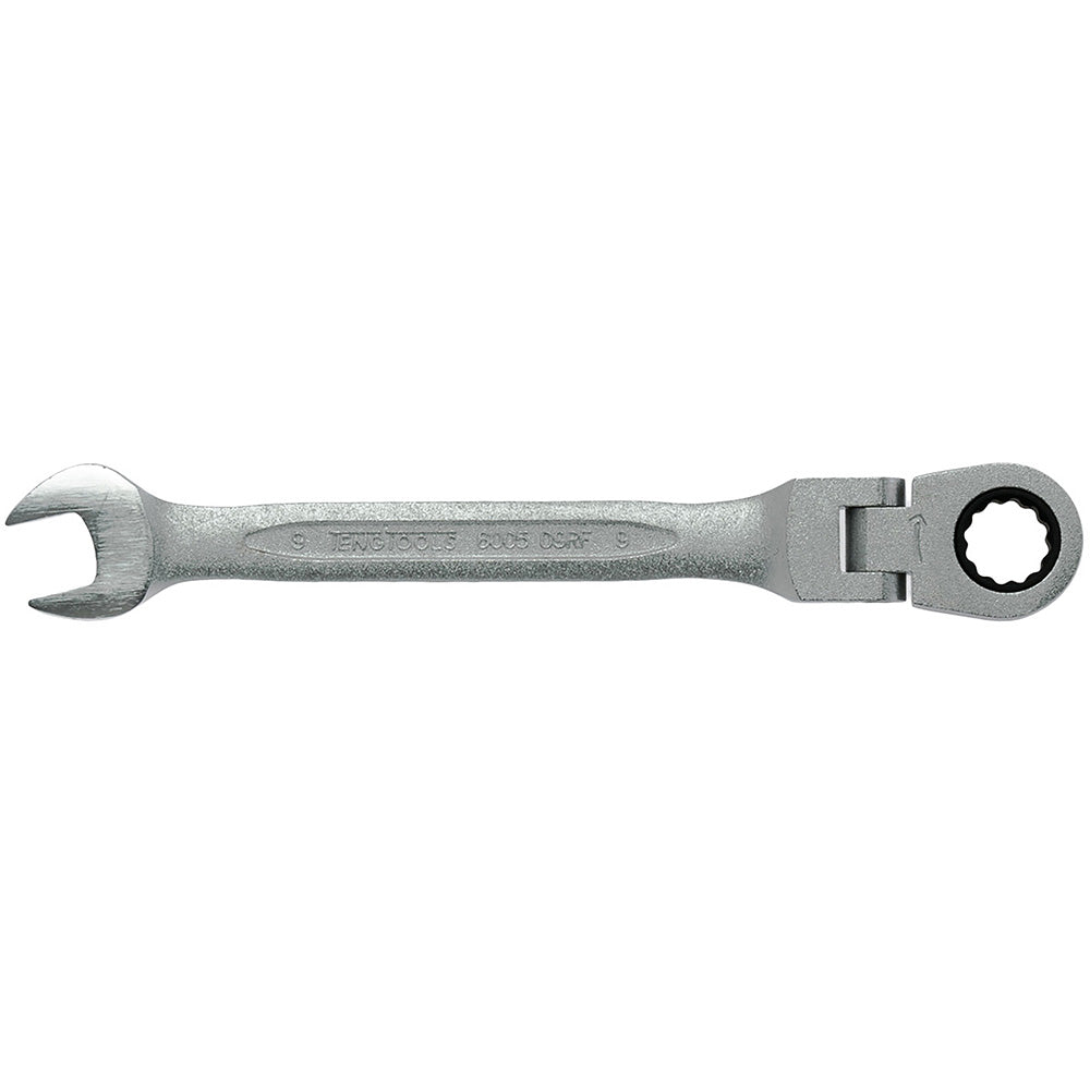 Teng Flex-Head Ratchet Comb. Spanner 9Mm