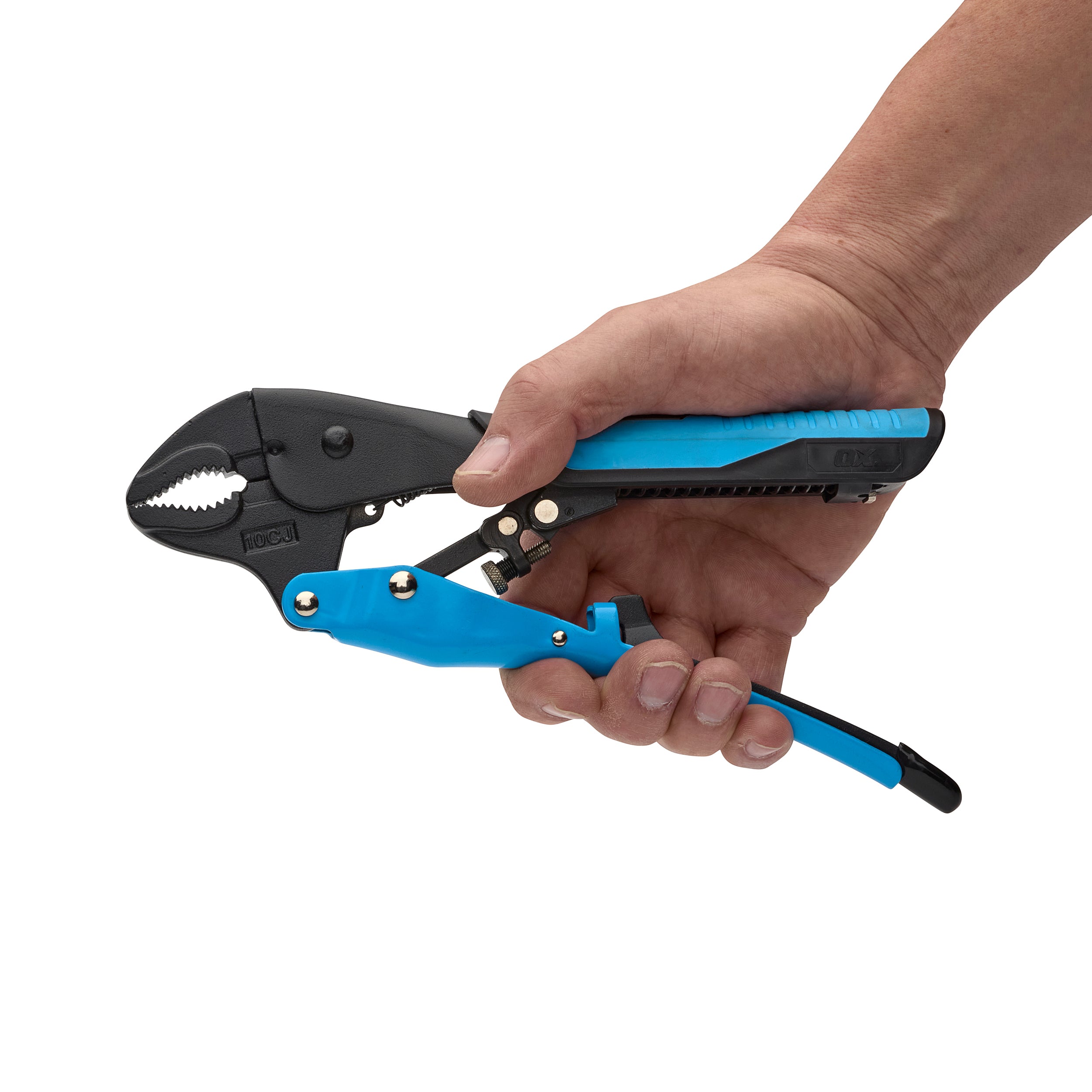 Auto Adjust 10-Inch Curve Jaw Pliers - Gripped