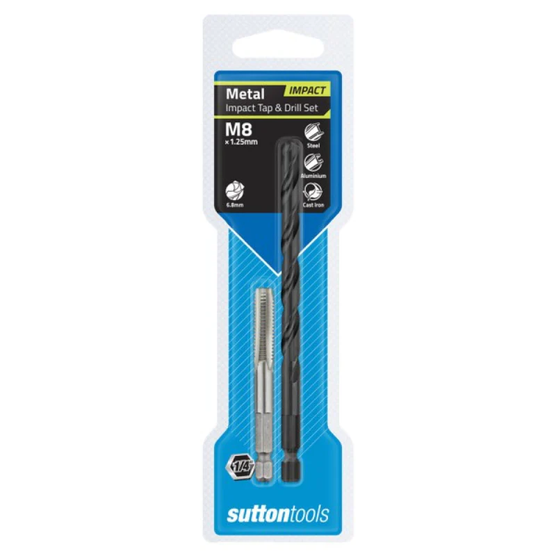 Sutton Tools M8 Impact Tap And Drill Set