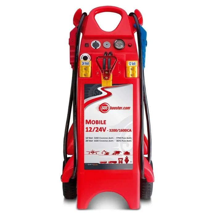 SCHUMACHER SOS MOBILE 12/24V 3200/1600CA ROUGE
