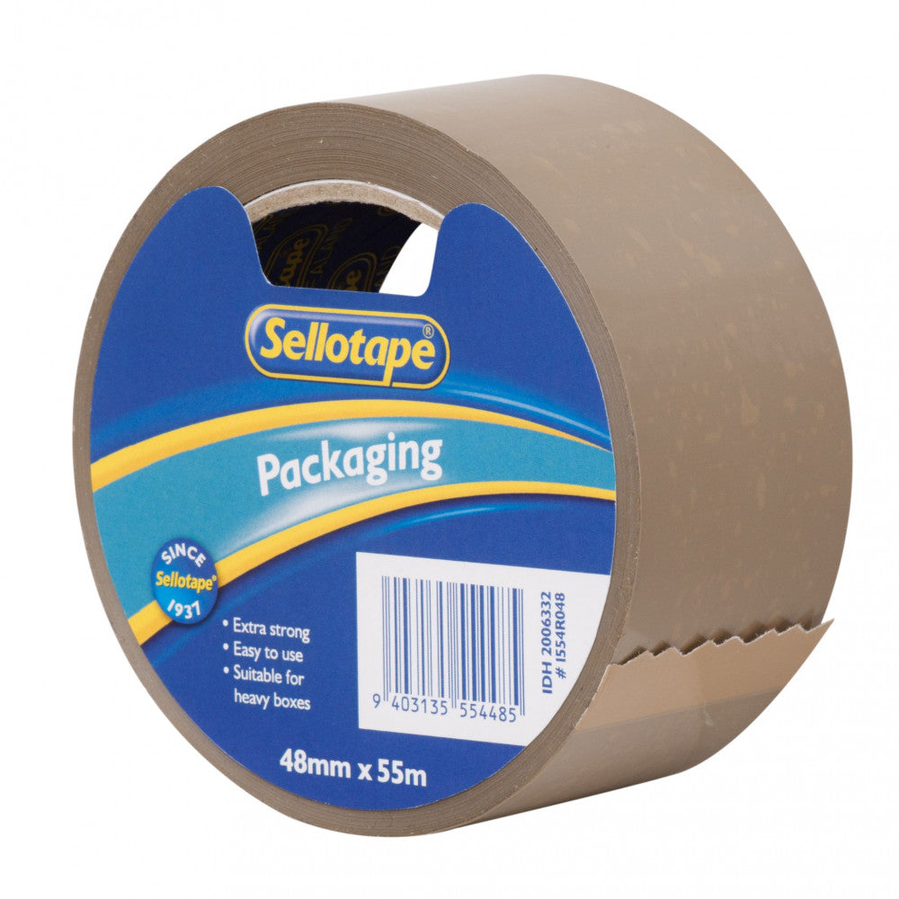 Sellotape 1554R Vinyl Brown 48Mmx55M