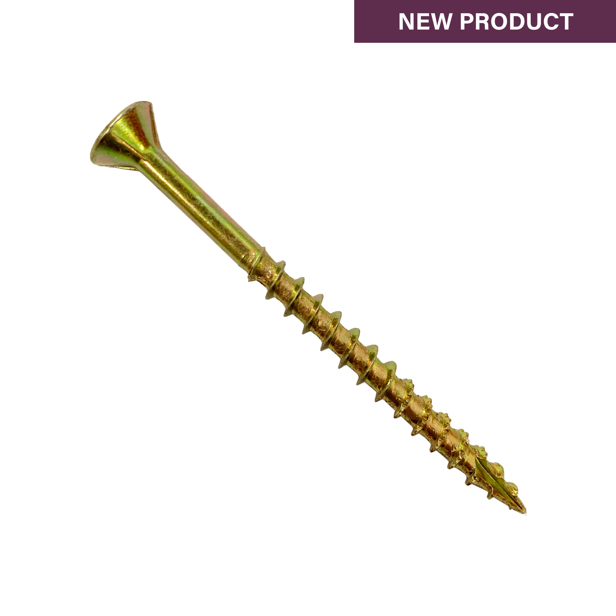 Ecko Timbatx™ Multi-Purpose Screw Yellow Zinc 8G X 20Mm (5000 Box)