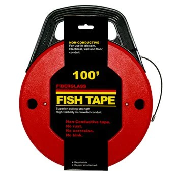 Sam Rock 0305FAH Fish Tape Fibreglass 15metre (With winder case)