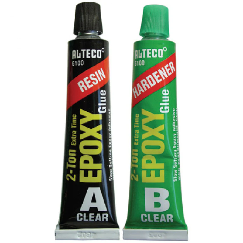 Alteco 2 Ton Epoxy Glue Clear 60 Minute Blister Pack 40G