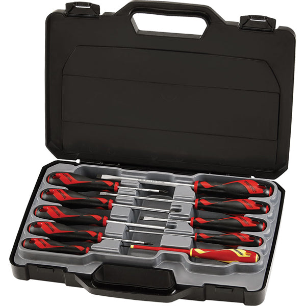 Teng 10Pc Md Tt-Mv+ Fl-Ph-Pz Screwdriver Set