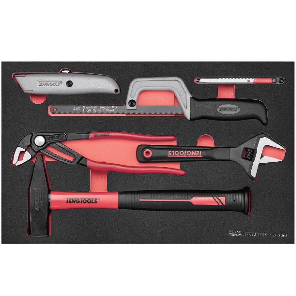 Teng 6Pc Plumbing Tool Set E Hammer