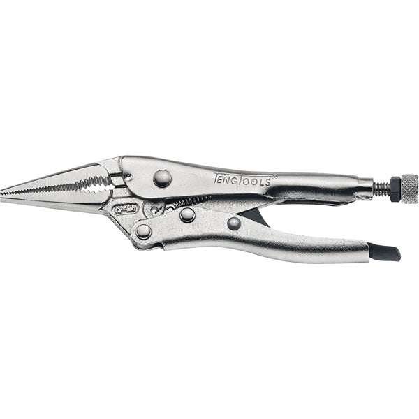 Teng 6In Long Nose Power Grip Plier Narrow Jaw