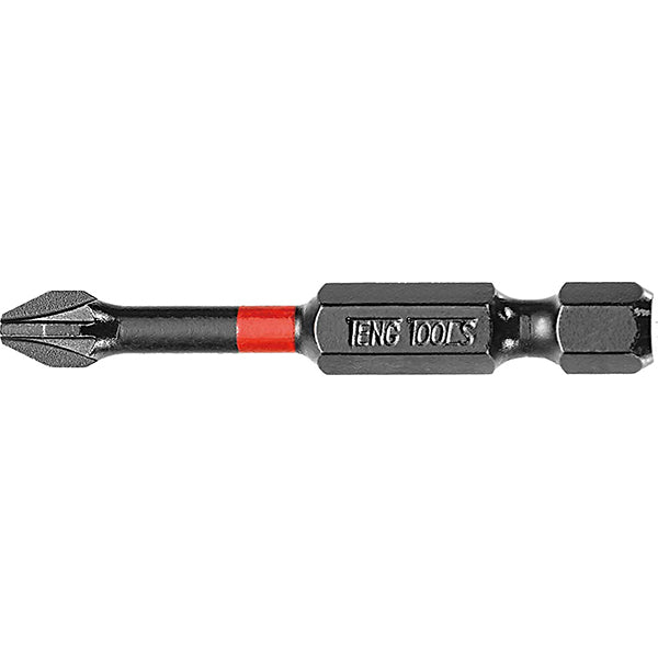 Teng 1Pc 1/4In Pz#3 Impact Screwdriver Bit 50Mm