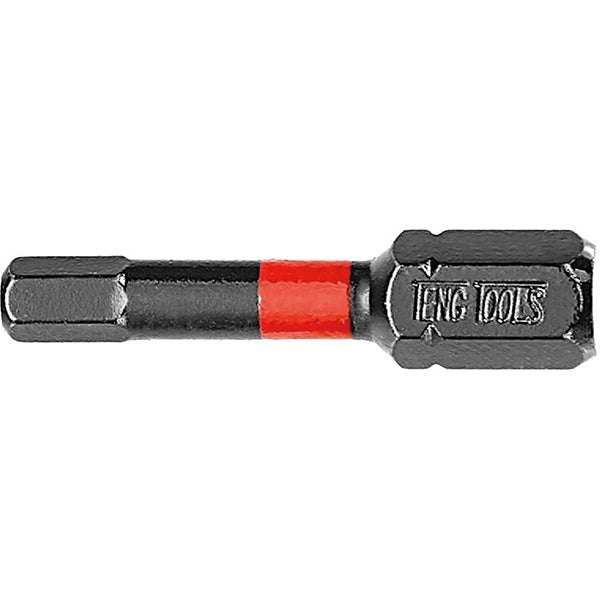 Teng 5Pc 1/4In Hex 4 Impact Screwdriver Bit 30Mm