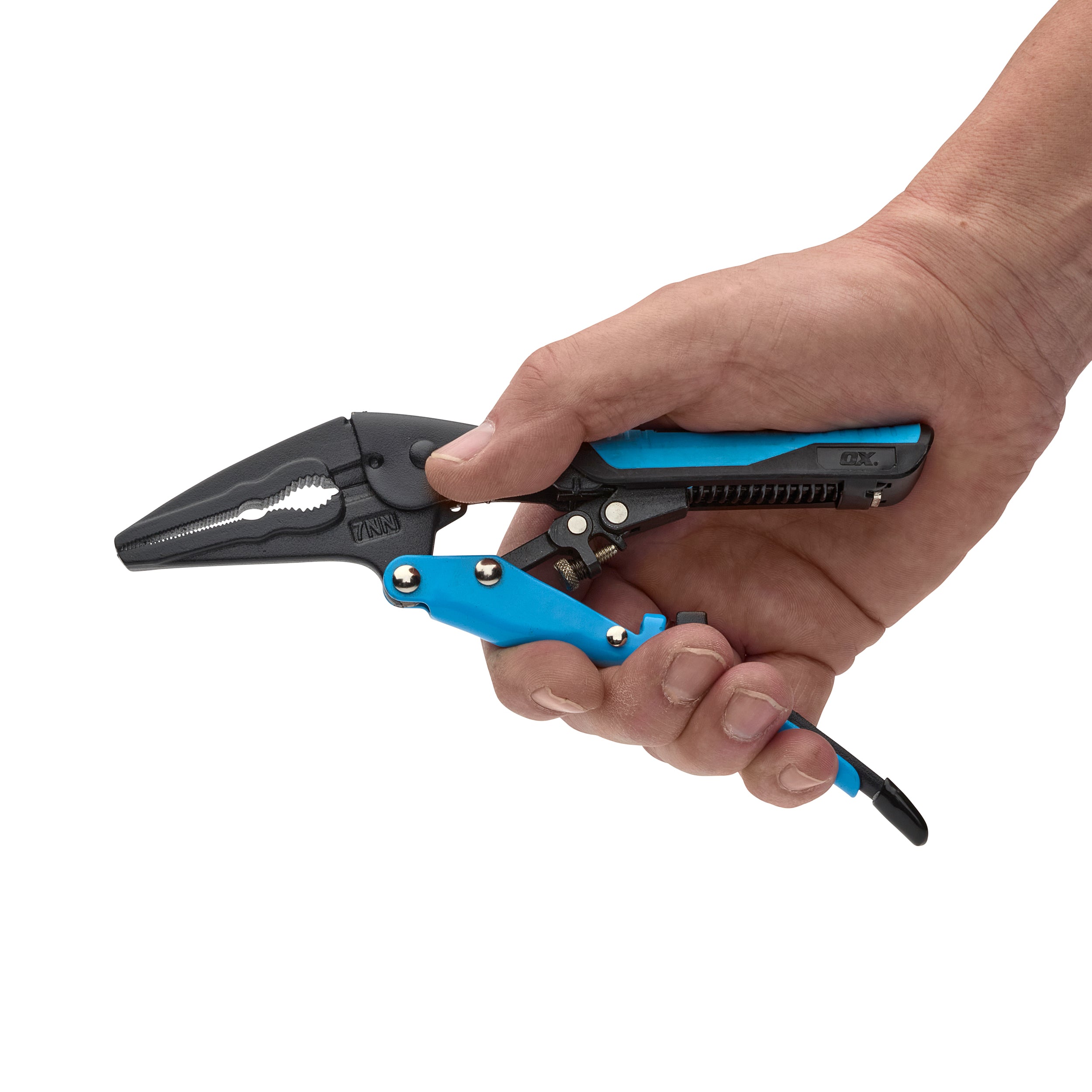 Auto Adjust 7-Inch Needle Nose Pliers - Gripped