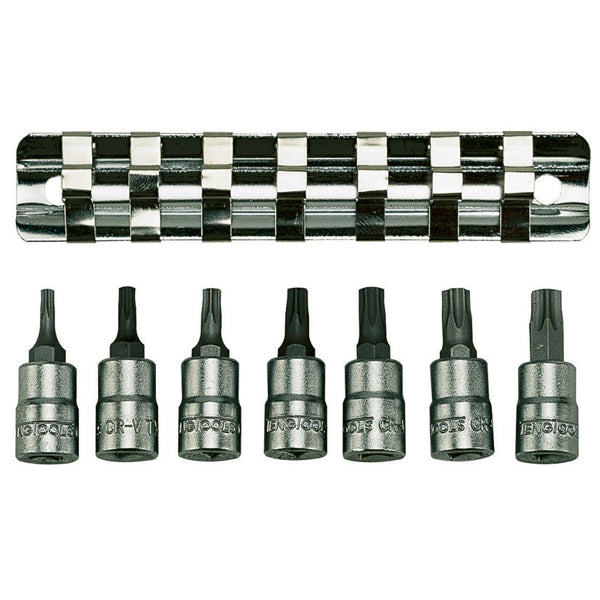Teng 7Pc 1/4In Dr. Tx Bit Socket Set 10-40