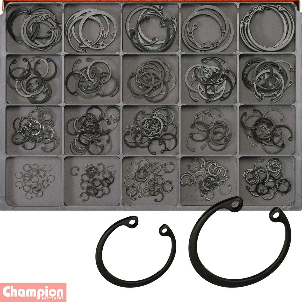 Champion Master Kit 260pc Internal Circlip Asst- Metric