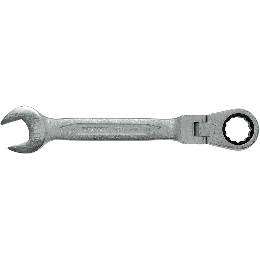 Teng Flex-Head Ratchet Comb. Spanner 18Mm