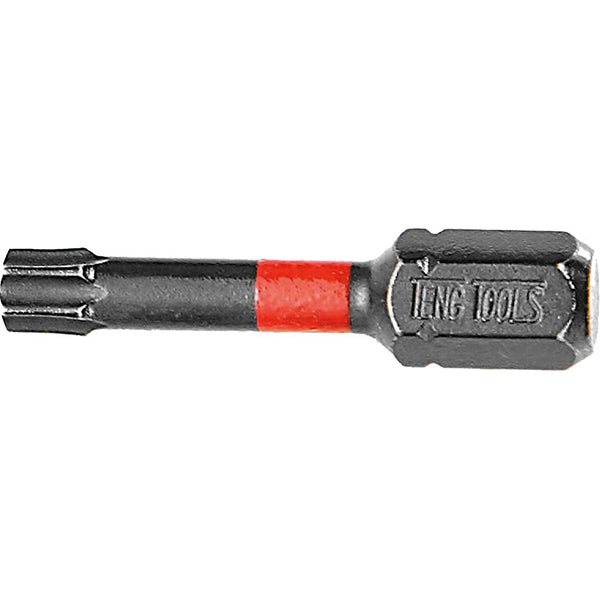 Teng 5Pc 1/4In Tx25 Impact Screwdriver Bit 30Mm