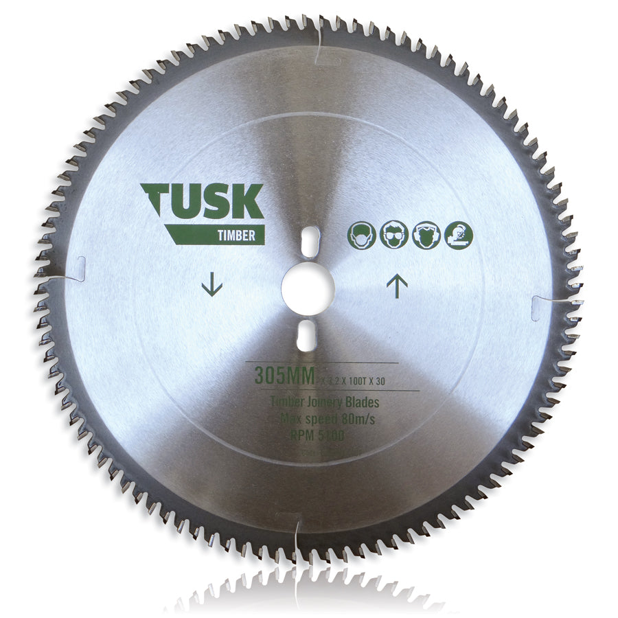 Tusk Timber Joinery Blades - 254 X 3.2/2.2 X 80T X 30 (25.4/25/16)