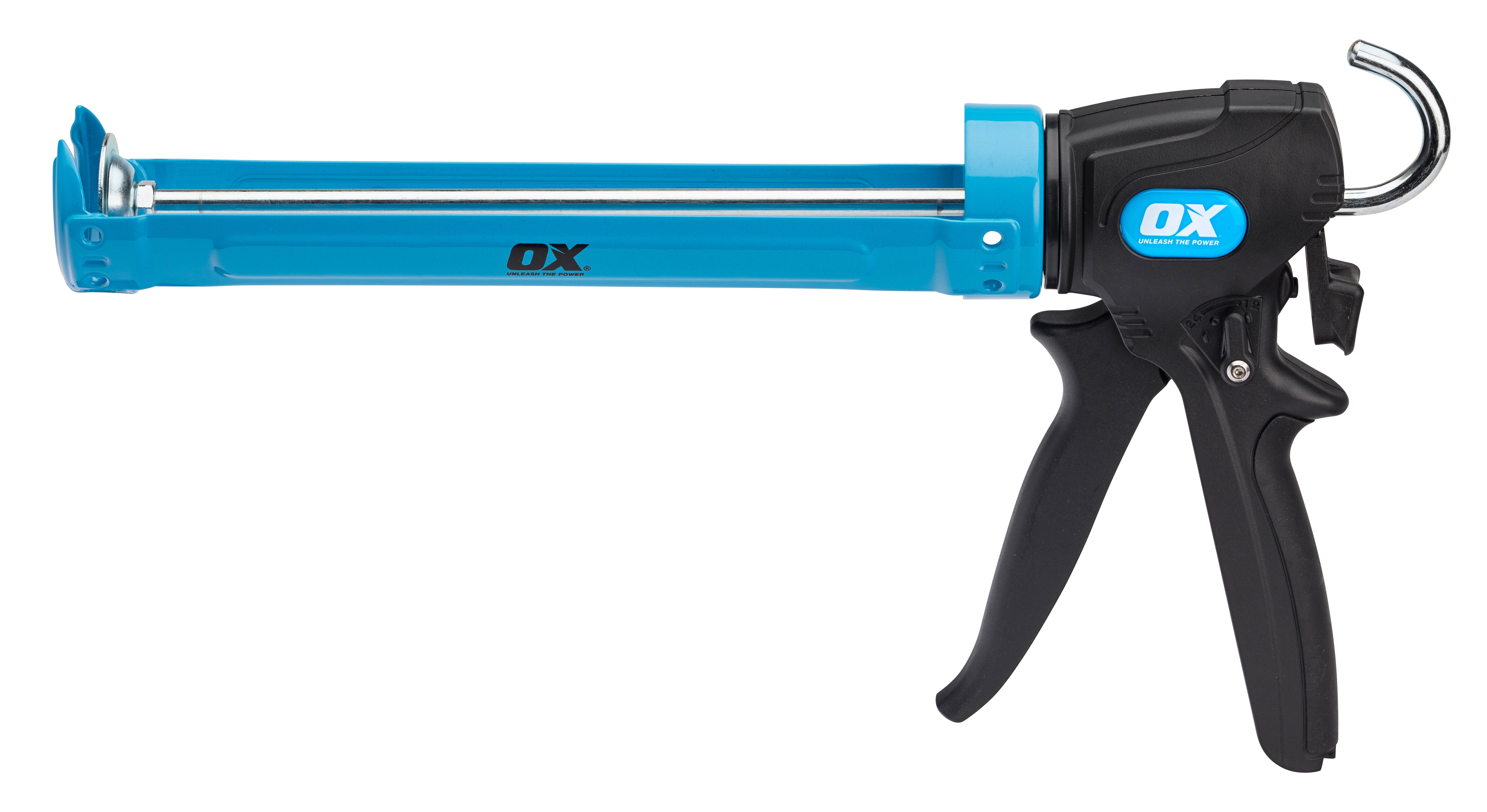 OX Dual Thrust Caulking Gun – 400ml