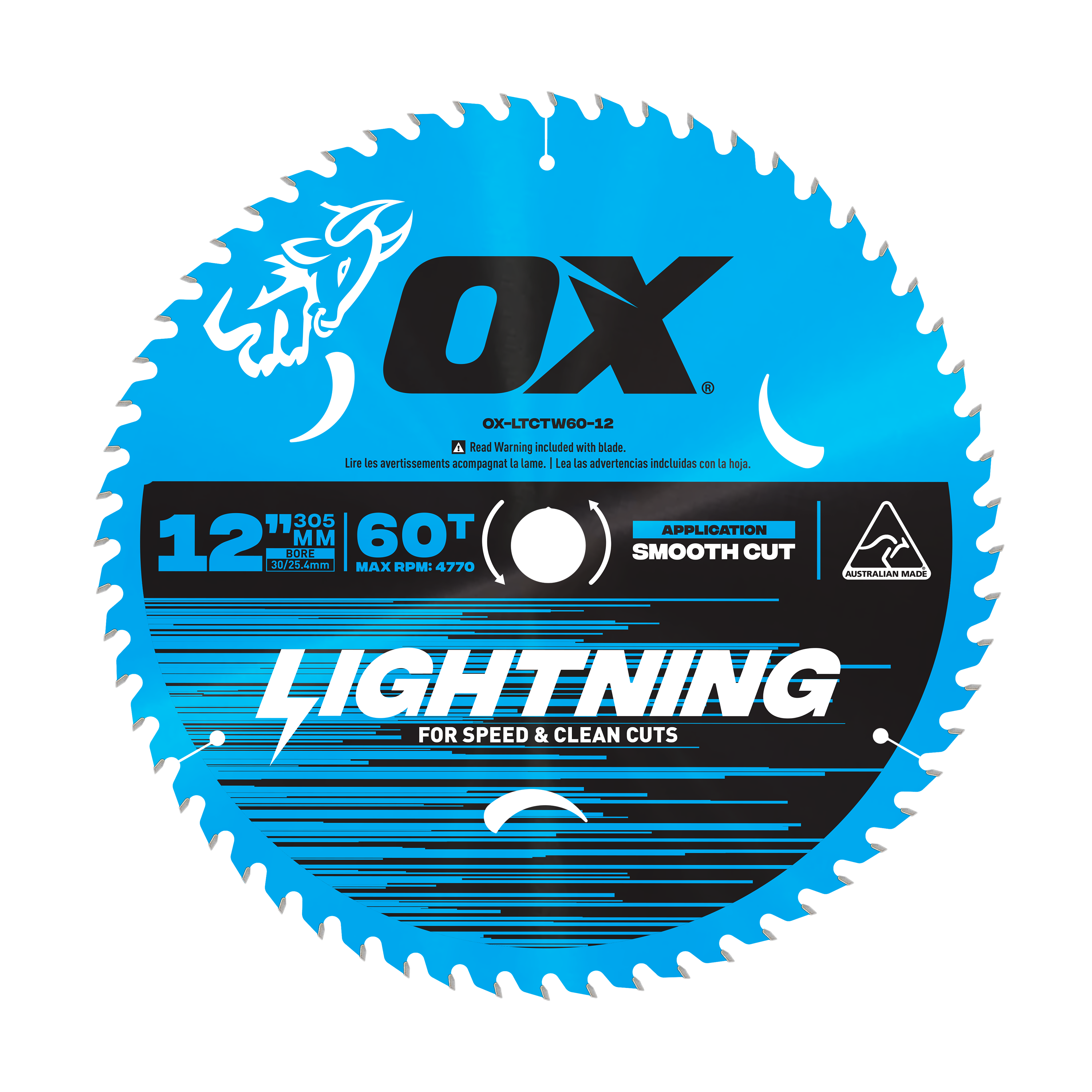 OX Pro Lightning 305mm Circular Saw Blade | 60T