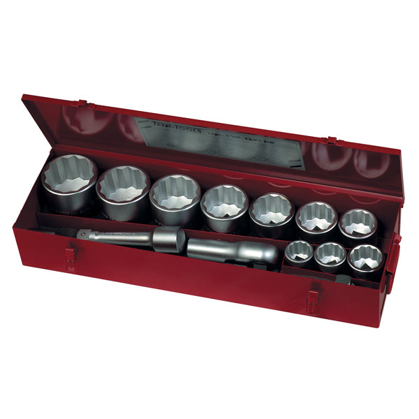 Teng 15Pc 1In Dr. Mm Reg. Socket Set 12Pnt
